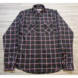Dixxon Flannel Company Men's Large Tall LT Flycentennial Black Snap Shirt